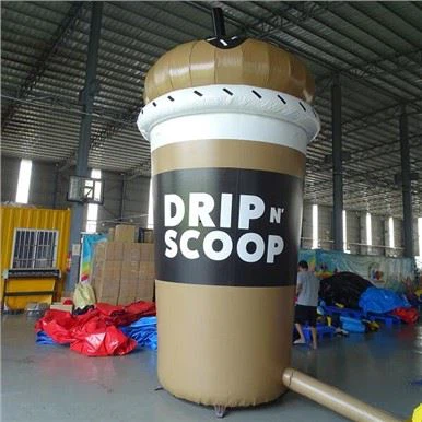 Opblaasbare koffiekopballon